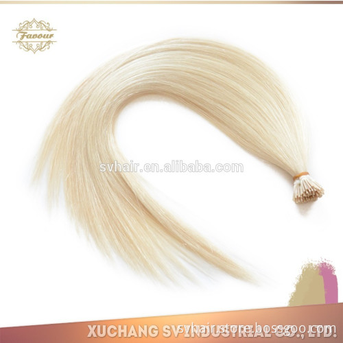 2014 Hot sale prebonded I tip hair /Stick tip hair/Grade 8A Keratin I-tip human hair extension,100g/pack